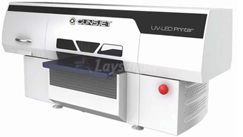 Printer uv led flatbed Gunsjet uvf4550 Laysander technology